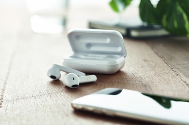 Logotrade advertising product picture of: TWS earbuds with charging base