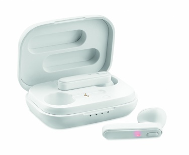 Logotrade promotional gift picture of: TWS earbuds with charging base