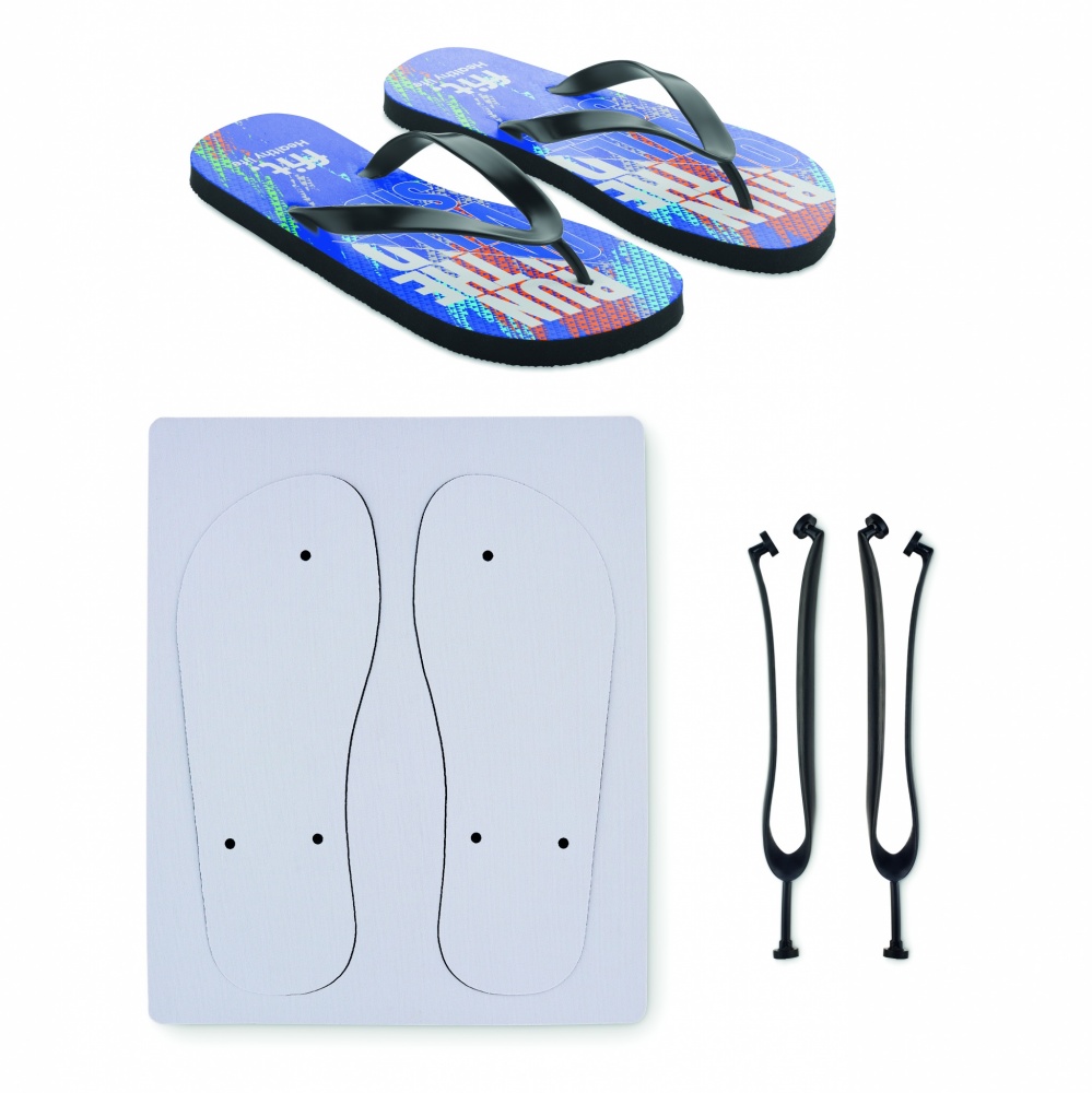 Logotrade promotional giveaway image of: Sublimation beach slippers