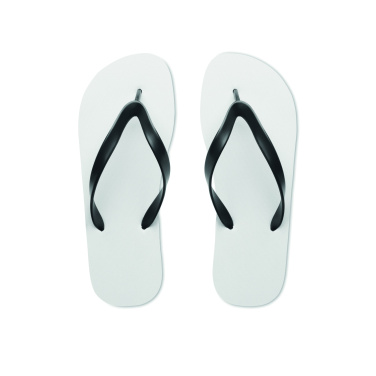 Logo trade advertising products image of: Sublimation beach slippers