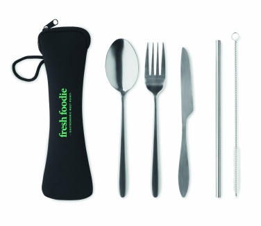Logo trade advertising products picture of: Cutlery set stainless steel