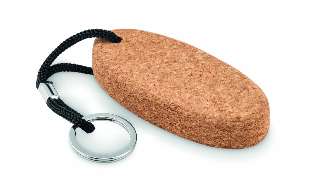 Logotrade corporate gift image of: Floating cork key ring Lohja