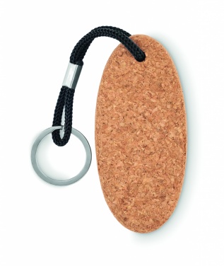 Logotrade promotional item picture of: Floating cork key ring Lohja