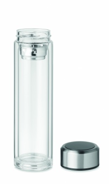 Logo trade promotional merchandise picture of: Bottle with touch thermometer