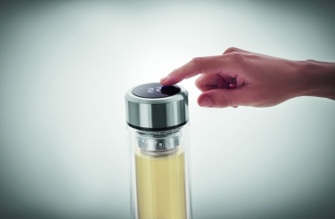 Logotrade promotional merchandise photo of: Bottle with touch thermometer
