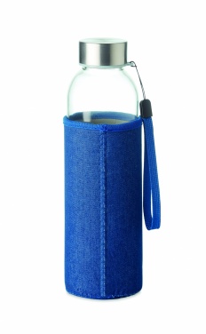 Logotrade business gifts photo of: Glass bottle in pouch 500 ml
