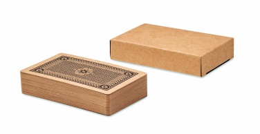 Logo trade promotional giveaways picture of: Recycled paper playing cards