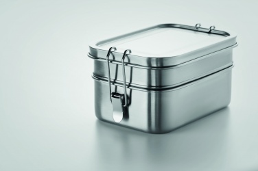 Logo trade advertising product photo of: Stainless steel lunch box