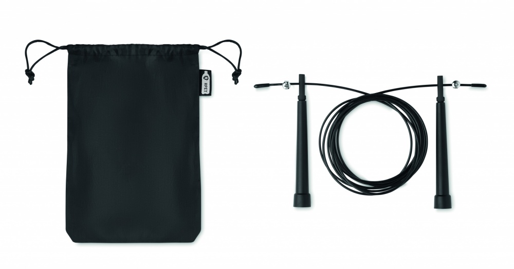 Logo trade promotional merchandise picture of: Speed jumping rope RPET pouch