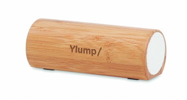 Logo trade promotional item photo of: Wireless bamboo speaker 2x5W