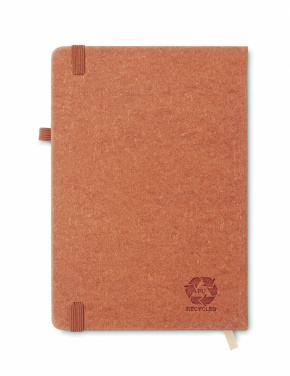 Logotrade promotional merchandise image of: Recycled Leather A5 notebook