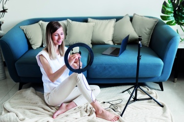 Logo trade business gifts image of: 26 cm LED ring light set