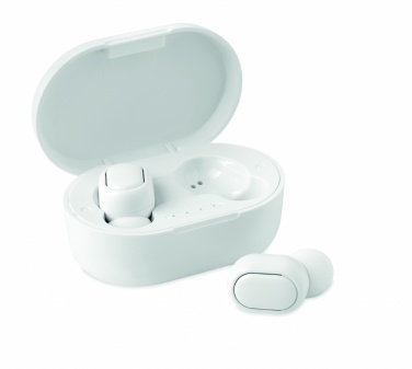 Logotrade promotional item image of: Recycled ABS TWS earbuds