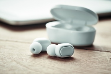 Logotrade promotional merchandise picture of: Recycled ABS TWS earbuds