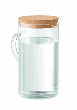 Logo trade promotional merchandise picture of: Borosilicate glass decanter 1L