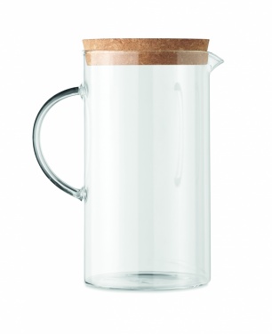 Logo trade promotional products picture of: Borosilicate glass decanter 1L