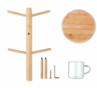 Logotrade promotional giveaway image of: Bamboo cup set holder