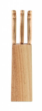 Logo trade business gift photo of: 5 piece knife set in base