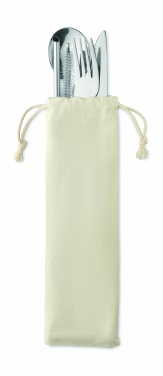 Logo trade promotional items picture of: Cutlery set stainless steel