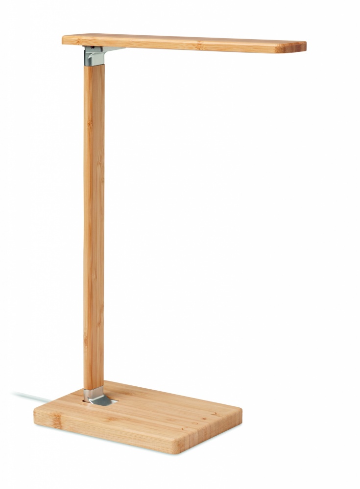 Logo trade promotional merchandise photo of: Desktop light and charger 10W