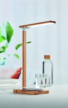 Logo trade promotional products picture of: Desktop light and charger 10W