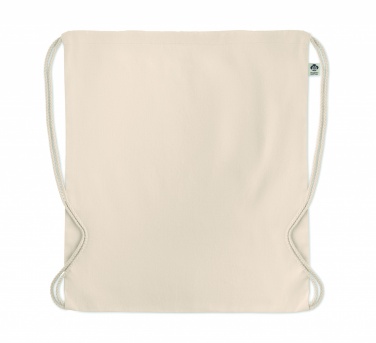 Logo trade corporate gift photo of: Organic cotton drawstring bag