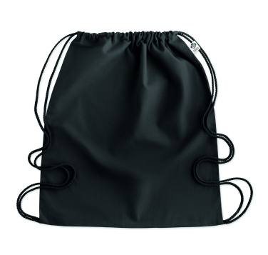 Logotrade promotional item image of: Organic cotton drawstring bag