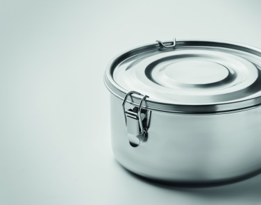 Logo trade promotional gift photo of: Set of 2 stainless steel boxes