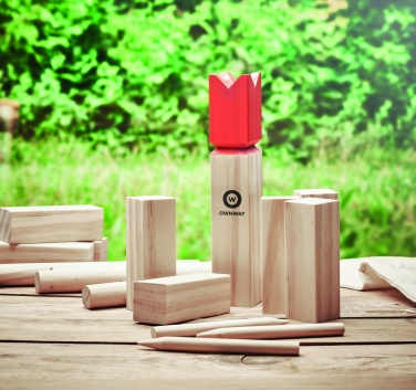 Logotrade advertising products photo of: Pinewood outdoor throwing game