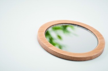 Logotrade promotional gifts photo of: Bamboo make-up mirror