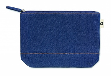 Logotrade promotional merchandise picture of: Recycled denim cosmetic pouch