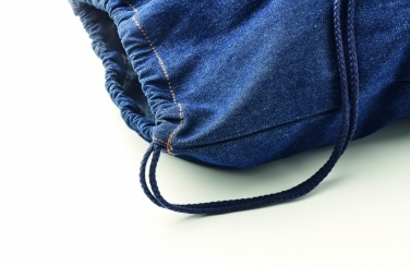 Logotrade promotional items photo of: Recycled denim drawstring bag