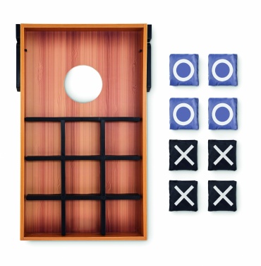 Logo trade promotional gifts picture of: Double sided MDF game set