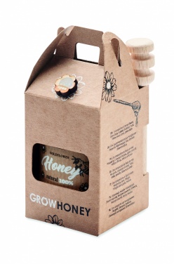Logotrade advertising product picture of: Wildflower honey jar set 50gr