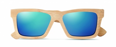 Logo trade promotional giveaway photo of: Sunglasses and case in bamboo KEILA