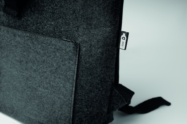 Logotrade promotional item image of: RPET felt backpack