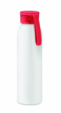 Logo trade business gifts image of: Recycled aluminum bottle