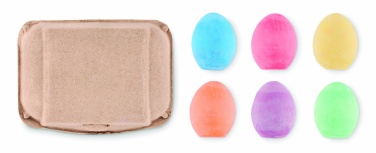 Logotrade advertising product image of: 6 chalk eggs in box