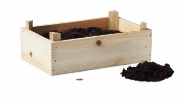 Logo trade promotional gifts picture of: Tomato kit in wooden crate