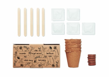 Logo trade promotional gifts image of: Flowers growing kit