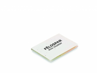 Logo trade business gift photo of: Seed paper sticky note pad