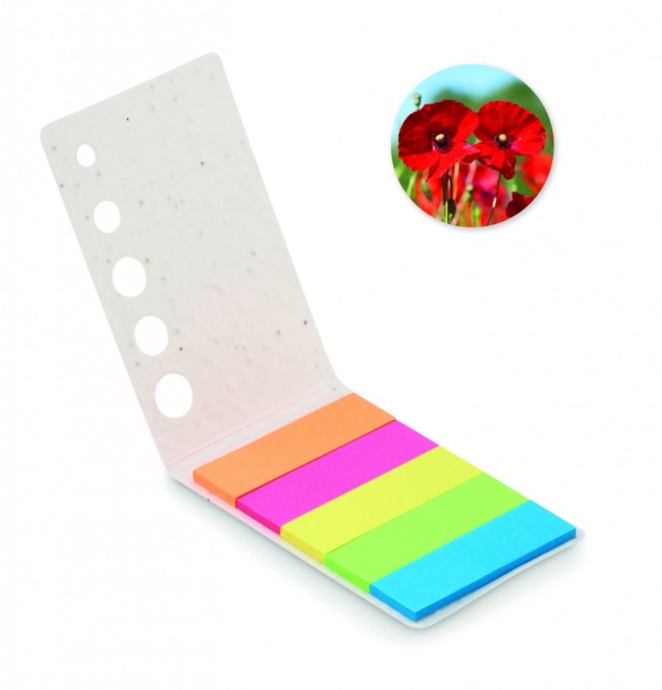Logo trade promotional products picture of: Seed paper page markers pad