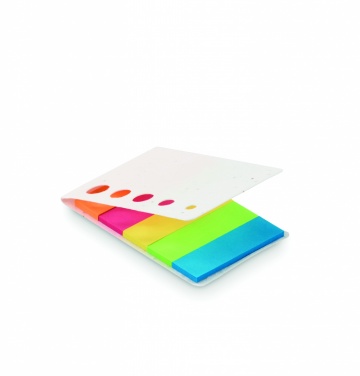 Logo trade promotional product photo of: Seed paper page markers pad