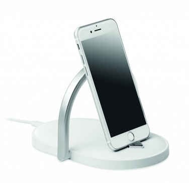 Logo trade promotional items image of: Light and wireless charger 10W