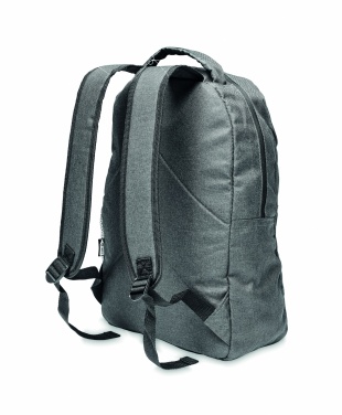 Logo trade corporate gifts picture of: 600D RPET 2 tone backpack
