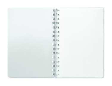 Logo trade business gifts image of: A5 RPET notebook recycled lined