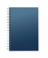 A5 RPET notebook recycled lined, Blue