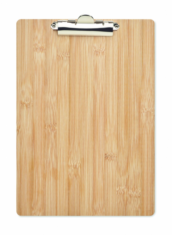 Logo trade promotional giveaway photo of: A4 bamboo clipboard