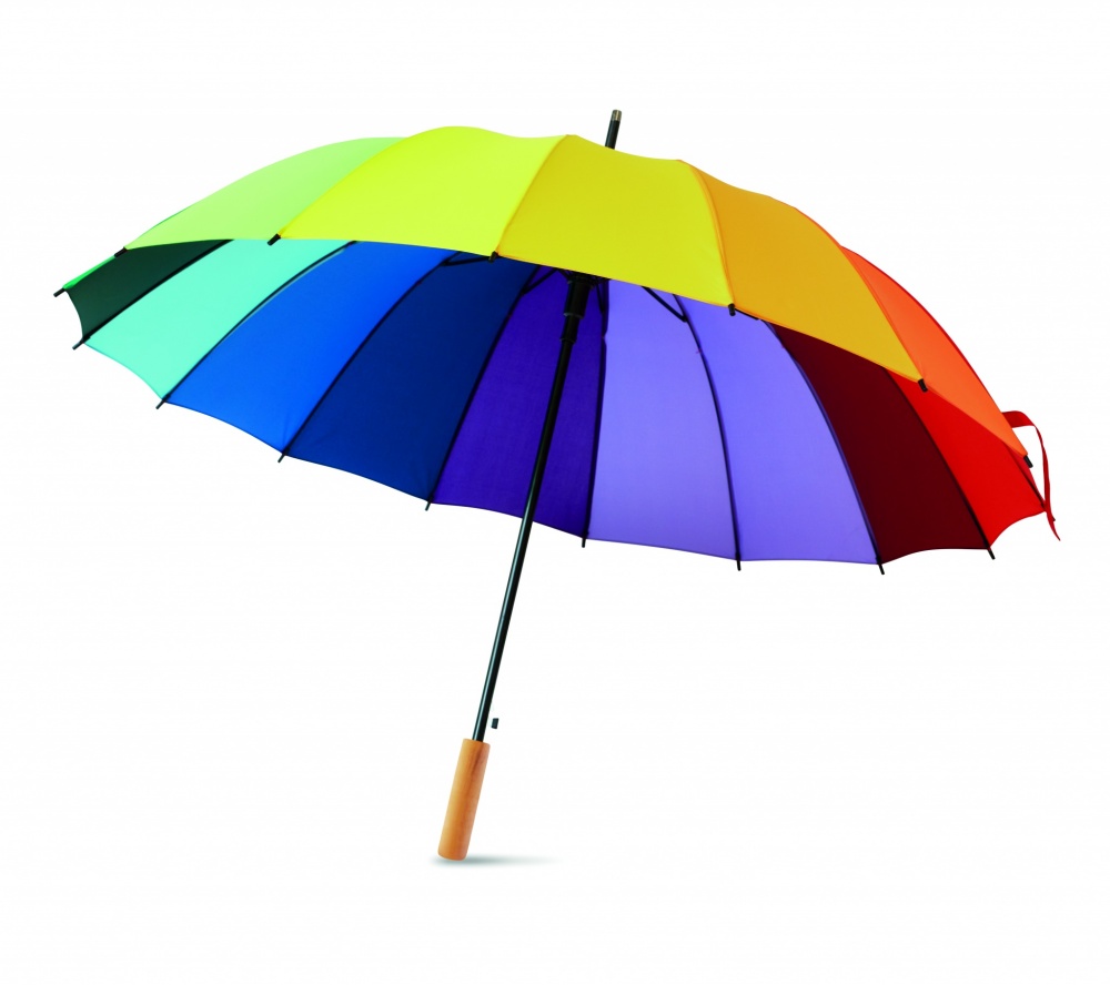 Logotrade promotional gifts photo of: 27 inch rainbow umbrella