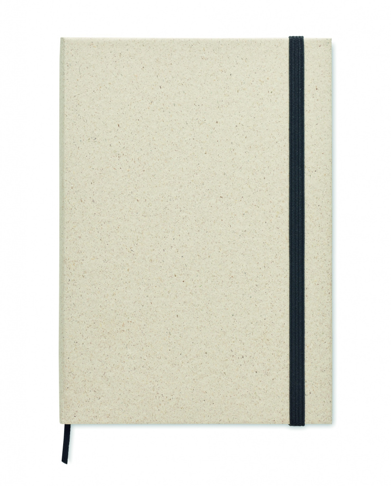 Logo trade business gift photo of: A5 grass notebook 80 lined